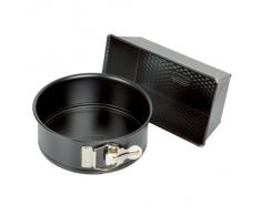 Kaiser 755410 - Set da 2 mini stampi da forno: 1 impasto, 2 torte