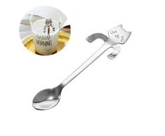 Csheng cucchiaino da caffè Cucchiaio Cucchiaino da tè Nero Cucchiaino doro Cucchiaini di Alta qualità Cucchiaio dArgento Cucchiaini dArgento Silver Spoon