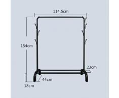 Zunruishop Appendiabiti Ingresso Stendibiancheria da Pavimento a palo Singolo da Interno Appendiabiti da Esterno a palo for Balcone Stand Appendiabiti