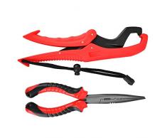 Fyearfly Dispositivo di rimozione dellamo da Pesca, Pinza da Pesca Dispositivo di rimozione del Gancio Galleggiante a Becco Lungo per Acqua Dolce e salata