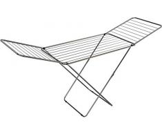 Gimi Rainbow Stendibiancheria da Pavimento in Acciaio Zincato e Acciaio, 20 m Stendibili, piedini antiscivolo;ripiegabile