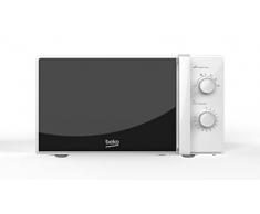 Beko - MOC20100WFB - Forno a Microonde, 5 Livelli Potenza, 20 Litri, 700 W, Libera Installazione, Timer 30 min - Bianco, 45,2 x 32,5 x h26,2 cm