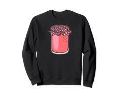 Marmellata cucina motivo cuoco con barattolo di marmellata per cuochi Felpa