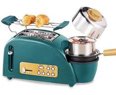 Macchina per la Colazione Multifunzione 3 in 1 Mini Macchine per Il Pane, Macchina per Il Pane Multifunzione per la Colazione, Macchina per Il Pane in Ceramica Antiaderente macchin