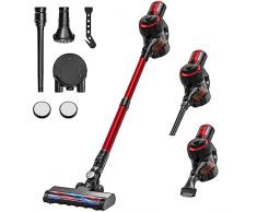 CONOPU Aspirapolvere Senza Fili, Potente Scopa Elettrica Senza Fili da 160W con 2 Modalità, scopa elettrica Luci a LED, Batteria Rimovibile, Autonomia Fino a 40minuti