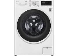 LG F4DE408AIDD Lavasciuga a Carica Frontale 8 / 6 Kg, 1400 Giri/min, Lavatrice e Asciugatrice con Intelligenza Artificiale AI DD, Vapore Igienizzante, Motore Inverter Direct Drive, 60x85x56cm - Bianco