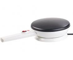 Rosenstein & Söhne Crepe Maker: Macchina per crêpes wireless, Non detenzione, Temperatura automatica, 20 cm, 800 W (senza fili Crepes Maker)