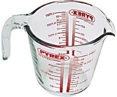 Pyrex 263B Caraffa Graduata, Vetro, Trasparente, 15 x 12 x 12 cm