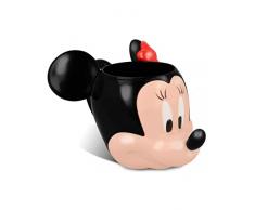 ILS I LOVE SHOPPING Tazza 3D con forma personaggio PS in plastica 290ml con manico Bambini colazione BPA-free (Minnie Mouse)