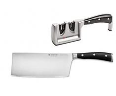 WÜSTHOF Classic Ikon Coltello cuoco cinese & affilacoletelli