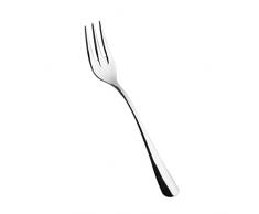 Salvinelli FDTW Twist FORCHETTINA Dolce 3 Denti Set 12 Pezzi, Acciaio Inossidabile