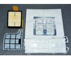 DL SERVICE 6 SACCHETTI IN MICROFIBRA + 6 PROFUMI + 1 FILTRI EPA + 1 FILTRI MOTORE PER FOLLETTO VK 135 136 ASPIRAPOLVERE VORWERK ADATTABILI
