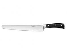 WÜSTHOF Super Slicer, Classic Ikon (1040333126), Lunghezza Lama 26 cm, Forgiato, Acciaio Inossidabile, Coltello Cuoco Lungo con Ondulatura Fitta