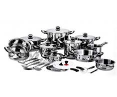 Corredocasa Bavaria ottingher Batteria di PENTOLE 36 Pz. Acciaio Inox 18/10