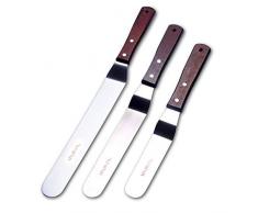Spatole per Pasticceria Spatola Angolata Set Cuoco Dolci Spatola Cucina per Dolci Spatole Decorazione Torte, Set 3 Pezzi