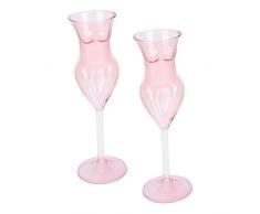 OKUMEYR 2Pcs Bicchieri Di Vino Rosso Bicchieri Di Vetro Tazza Di San Calice Di Vino Festa Calice Cocktail Calice Per La Festa Calici Corpo Umano Cristallo Bicchiere