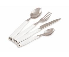 Galileo Casa 2169890 Rumba Set 24 Pezzi Posate, Bianco