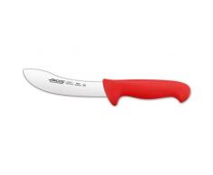 Arcos Serie 2900 - Coltello Danese Coltello Scuoiamento - Lama Acciaio Inossidabile Nitrum 160 mm - Manico Polipropilene Colore Rosso