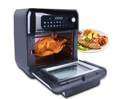 Uten Friggitrice ad aria 10L,12 Modalità di Cottura Forno ad aria ,Funzionamento con Manopola Touch Screen,Con Schermo Digitale,Set Accessori,1500W Senza BPA.