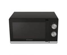 Candy Microonde Moderna CMW20TNMB, 700 W, 20 litri, programma di scongelamento, segnale di fine cottura, blocco per bambini, 45,2x34,6x26,2 cm, nero
