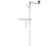 Festnight Apriscatole Manuale Argento 70 cm Alluminio e Acciaio Inossidabile,Apriscatole Professionale Manuale da banco,Apribarattoli Professionale Manuale da Banco 20 x 12 x 70 cm