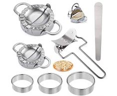 Stampo per Ravioli, 7 Pezzi Ravioli Stampo, Dumpling Macchina, Pasta Maker Stampo, Dumpling Ravioli, Ravioli Dumpling Maker Attrezzo Accessorio per Ravioli