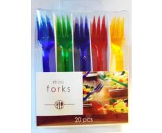 Amscan, Set di forchette da festa e buffet, colori assortiti