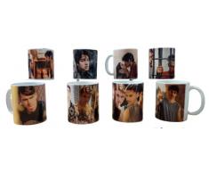 Generico Mare fuori Tazza con foto personaggi della serie mare fuori, tazza con stampa, con motivo personaggi mare fuori, tazza, tazza da latte (TAZZA CON FOTO CARMINE UPIECURA CON CANOTTA)