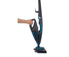 Hoover CA2IN1D 011 Steam Capsule, Scopa a Vapore, Titanio/Verde Blu