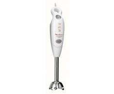 Moulinex Metal Mixer immers faciclick p/Met Pentole e Preparazione Cucina, 450 W, Acciaio Inossidabile, Bianco