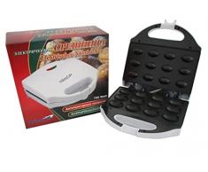 Macchina per cuocere waffel a forma di noce da 12 stampi
