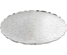 Alessi MW07 Dressed Vassoio Rotondo, in Acciaio Inossidabile 18/10 Lucido