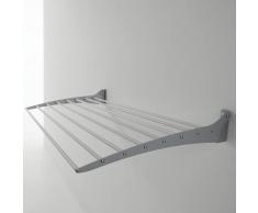 foxydry Fold, Stendibiancheria da parete, Stendino Verticale, Pieghevole da Interno e Esterno in Alluminio e Acciaio 120x50x10 cm (120)