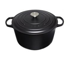 Le Creuset 21195280000460 Cocotte Profonda in Ghisa, 28 cm, Nero