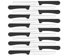 Coltelli da tavola set 12 pezzi acciaio inox 22 cms punta tonda set coltelli da tavola coltello seghettato coltelli da tavola seghettati coltelli seghettati coltelli acciaio inox da tavola