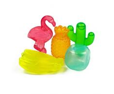 Legami Club Tropicana - Cubetti di Ghiaccio Riutilizzabili, 16 Pezzi, Multicolore