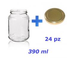 VASETTO in vetro per MIELE 500 g -390 ml - Conf. da 24 pezzi