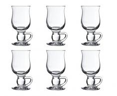 Pasabahce 44159 - Set di 6 bicchieri per Irish Coffee, punch, cioccolata calda