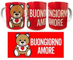 Tazza Buongiorno Amore Tazze in Ceramica Festa San Valentino PS 09370-80