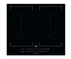 AEG MultipleBridge Piano Cottura ad Induzione, Superficie Antigraffio e Funzione AutoMax, 4 Zone di Cottura, 60 cm, Nero