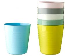 Kalas Ikea 004.613.79 - Tazza in plastica per bambini, 8 x 17 cm, multicolore