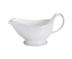 Maxwell & Williams White Basics Salsiera in Porcellana, Colore Bianco, 400 ml