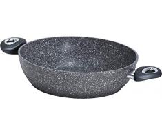 Aeternum, Madame Petravera 3.0, Tegame Antiaderente, Ideale per Induzione, Diametro 32 cm, Full Induction, Grigio