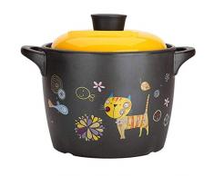 CJTMY Casseruola - Resistente al Fuoco, Alte Temperature Fornello in Ceramica, Pietra ollare, Pot della minestra, Famiglia