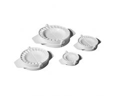 IBILI 707700,Â Set 4pz, stampi per Dolci in plastica, Colore: Bianco