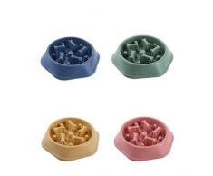 Ciotola Anti Ingozzamento Colore Casuale Cani Piccoli Medi Grandi Alimentazione Lenta Ciotole Labirinto Interattiva Previene Strozzamento Animali Domestici Mangiare Lento