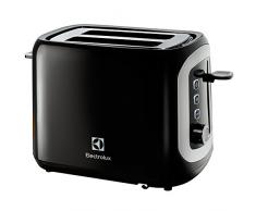 Electrolux Love Your Day Collection Tostapane, 870 W, Plastica, 2 Scomparti, Nero