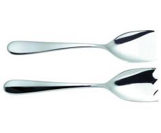 Alessi 5180/14 Nuovo Milano Posate per Insalata in Acciaio Lucido