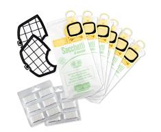 BIERRE STORE SACCHETTI FOLLETTO VK 140 VK 150 12PZ PROFUMI FILTRI COMPATIBILI, Bianco