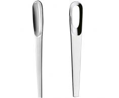 Cucchiaino appetizer in acciaio inox 18/10 cucchiaio per caffè cappuccino moka tea da bar ristorante cucina casa-Cucchiaio con foro